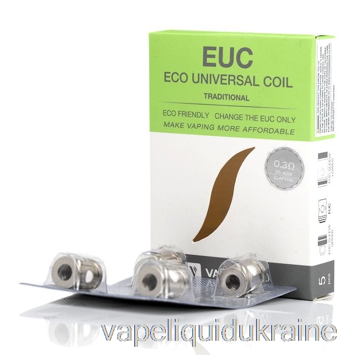 Vape Ukraine Vaporesso EUC Replacement Coils 0.3ohm Traditional EUC Clapton